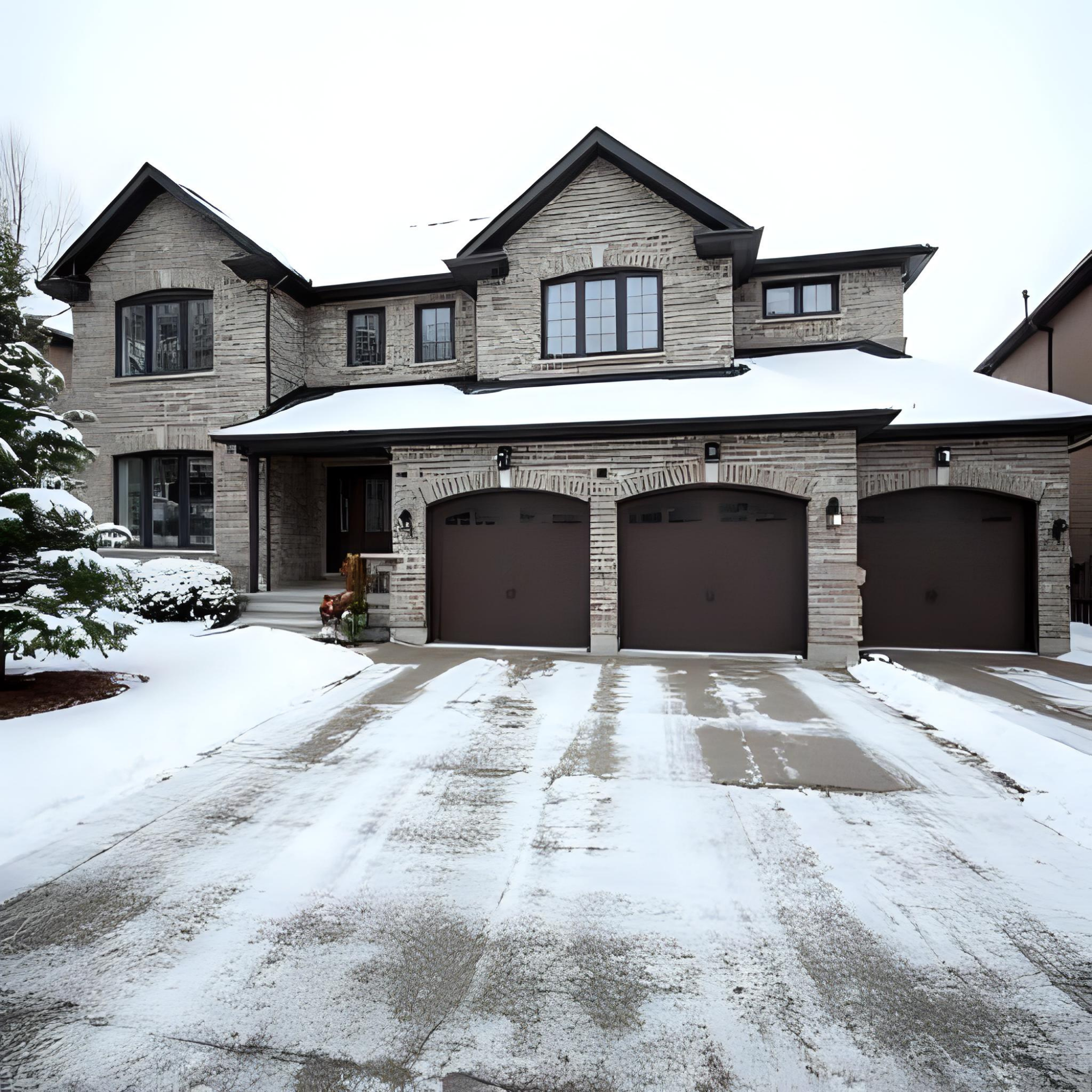 Triple-car garage / Bigger Backyard